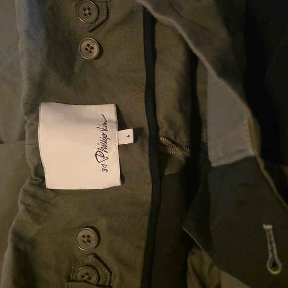 3.1 Phillip Lim Cropped Wide Leg Origami High Waist Pants - Picture 8 of 9